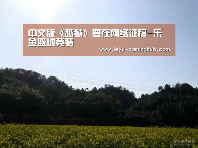 中文版《越狱》要在网络征稿-乐鱼篮球竞猜(图2) 乐鱼篮球竞猜